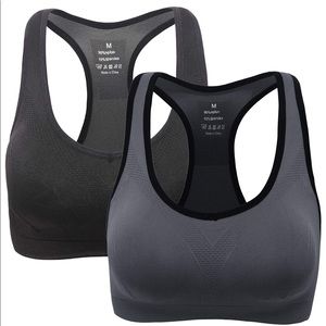 SET OF TWO High Impact Sports Bras